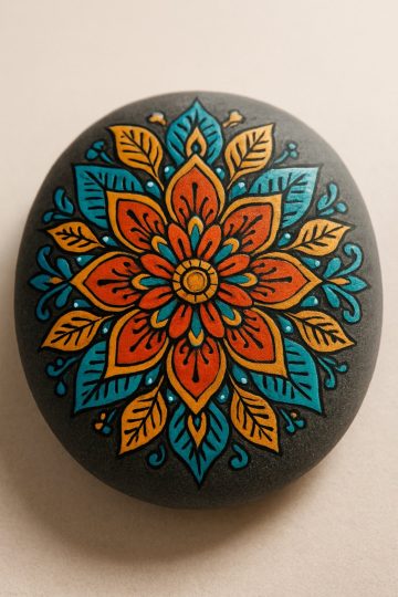 20 Boho Painted Rocks Ideas: Creative Inspo for Your Next Project - The ...