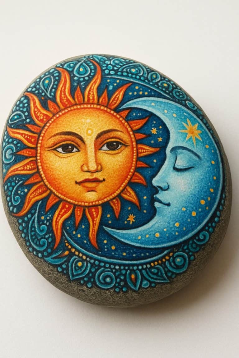 20 Boho Painted Rocks Ideas: Creative Inspo for Your Next Project - The ...
