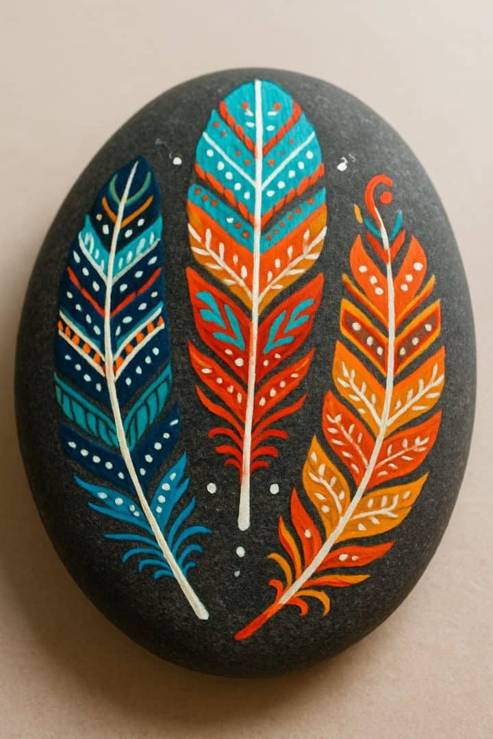 20 Boho Painted Rocks Ideas: Creative Inspo for Your Next Project - The ...