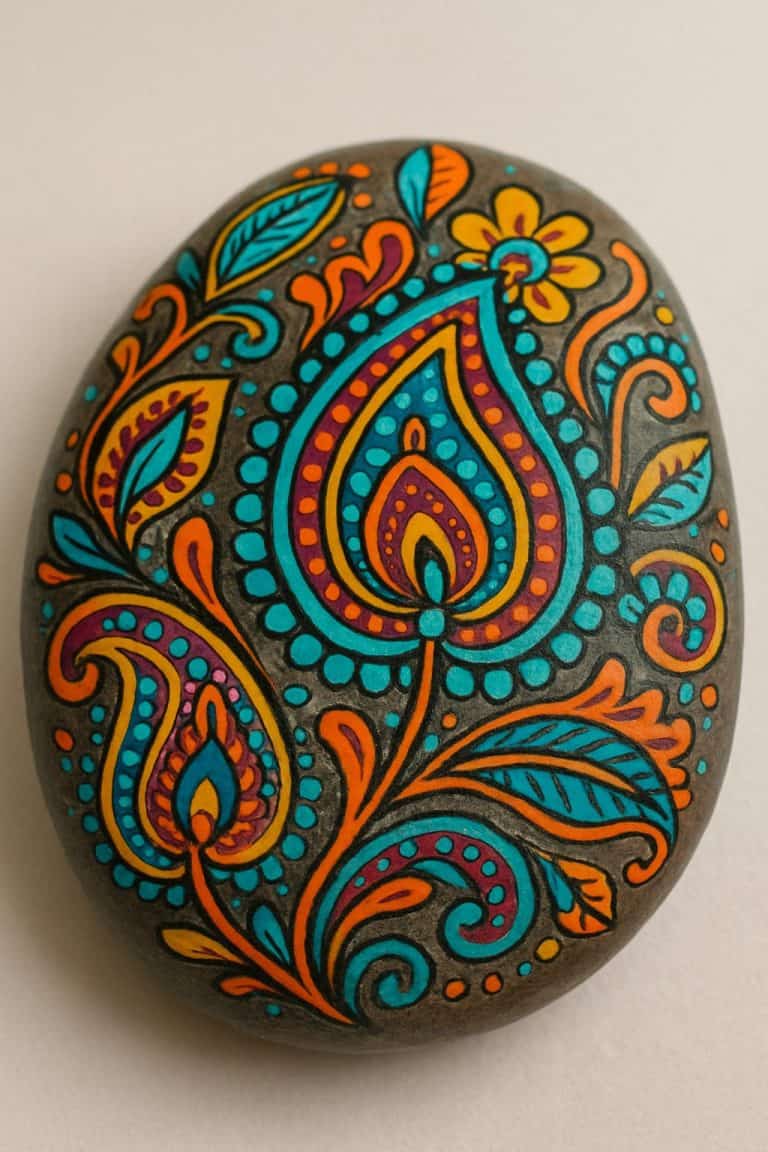 20 Boho Painted Rocks Ideas: Creative Inspo for Your Next Project - The ...