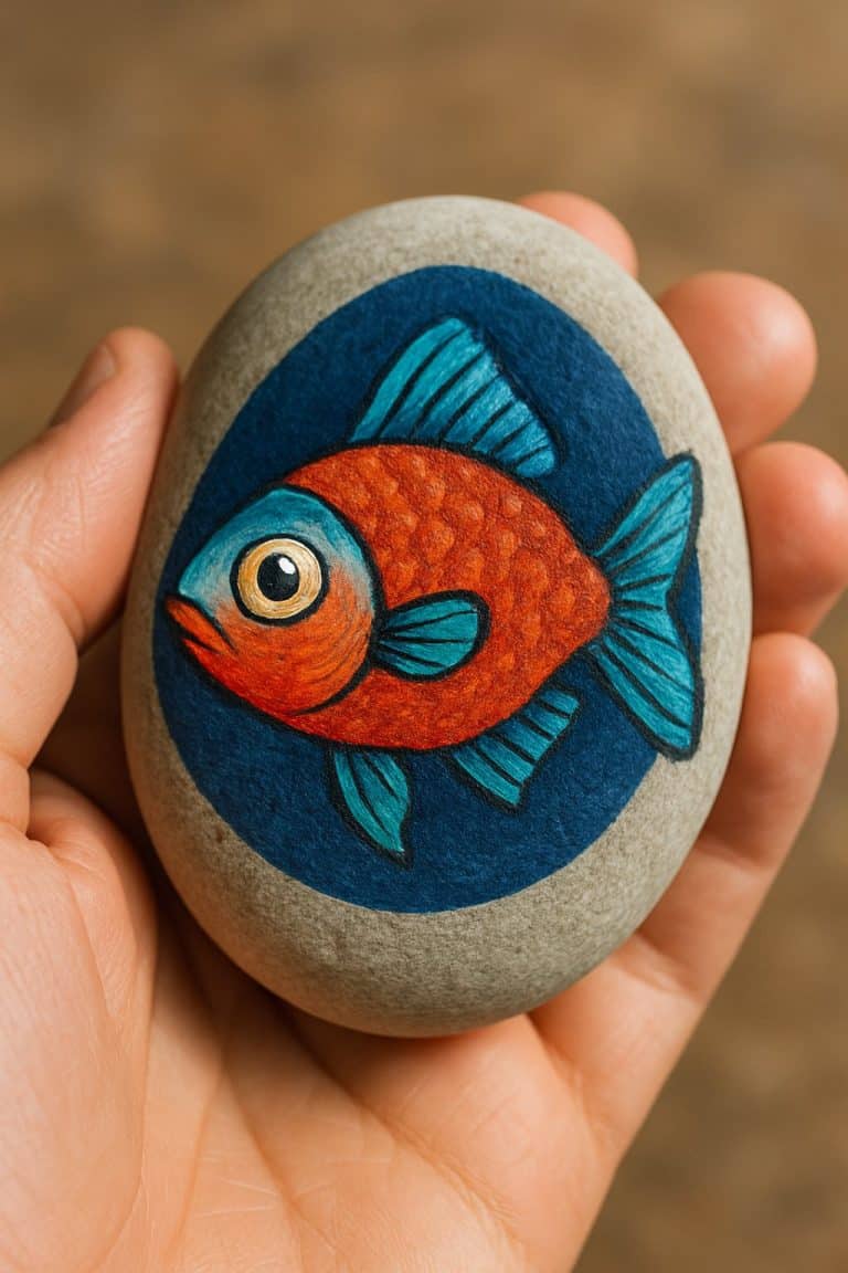 49 Fish Painted Rocks Ideas: Your Next Craft Project - The Melrose Family