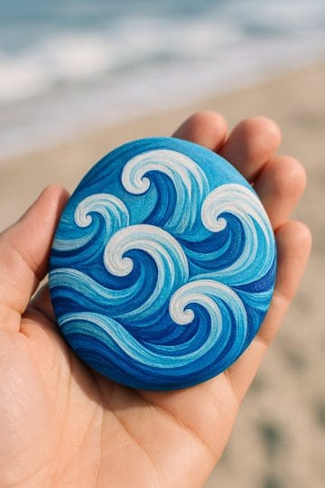 Floating Rocks Painted 25 Beach Painted Rocks Ideas for Coastal Crafting - The Melrose Family