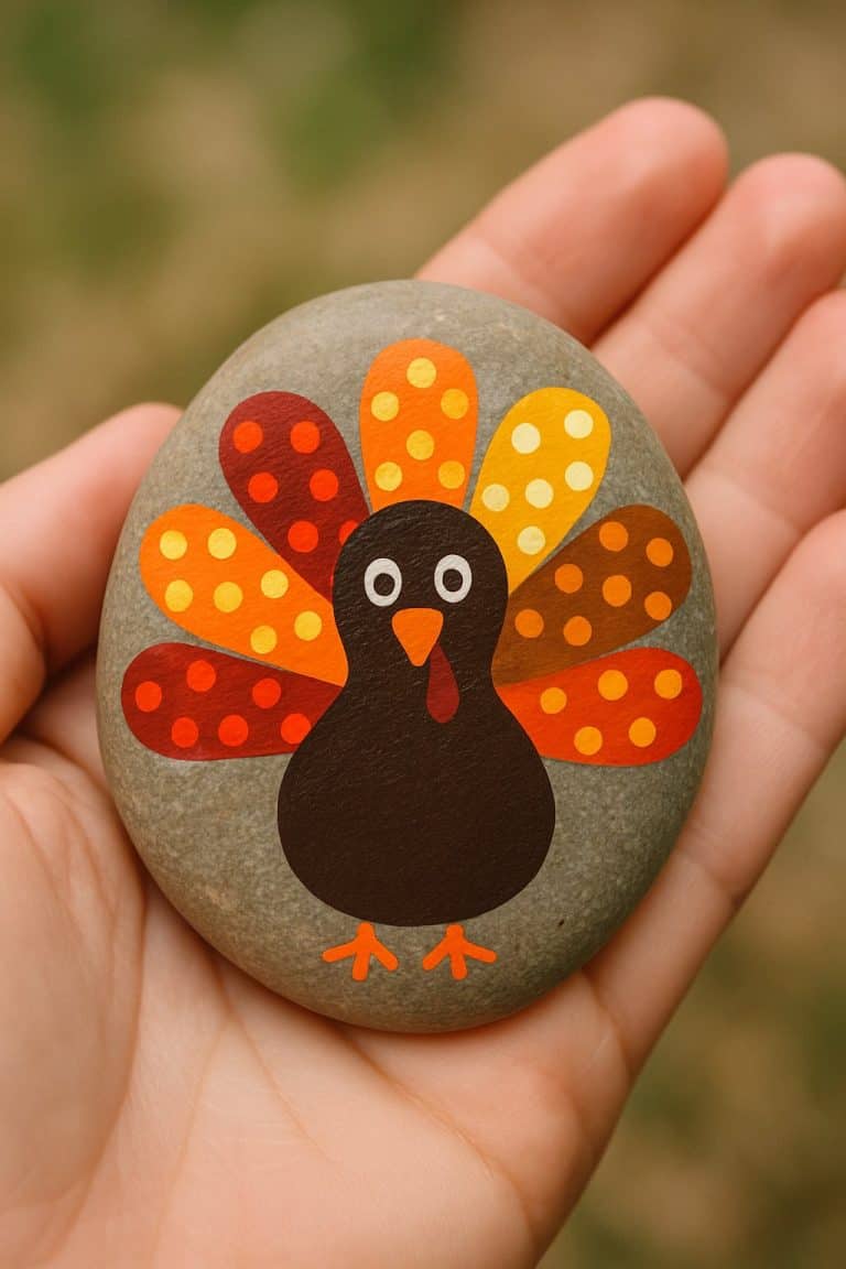 25 Turkey Painted Rocks Ideas for Festive Thanksgiving Crafts - The ...