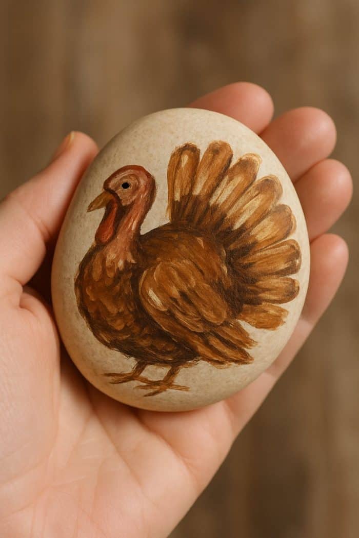 25 Turkey Painted Rocks Ideas for Festive Thanksgiving Crafts - The ...