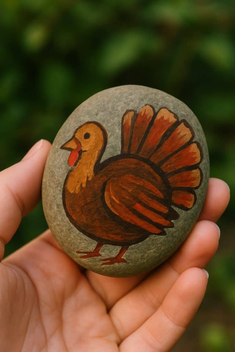 25 Turkey Painted Rocks Ideas for Festive Thanksgiving Crafts - The ...