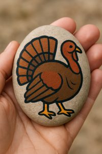 25 Turkey Painted Rocks Ideas for Festive Thanksgiving Crafts - The ...