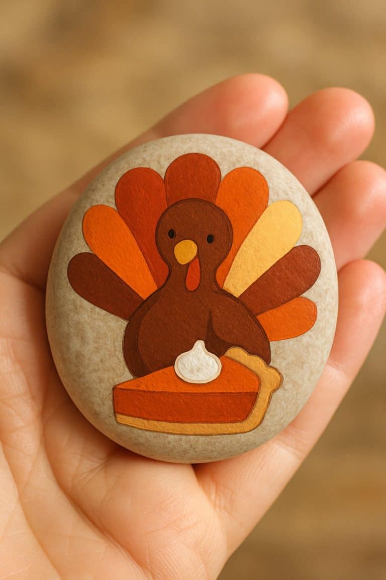 25 Turkey Painted Rocks Ideas for Festive Thanksgiving Crafts - The ...