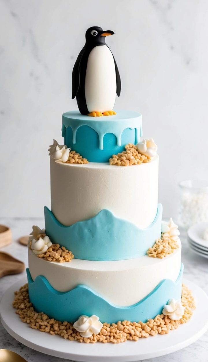 25 Penguin Cake Decorating Ideas Fun WinterThemed Treats You'll Love — free download