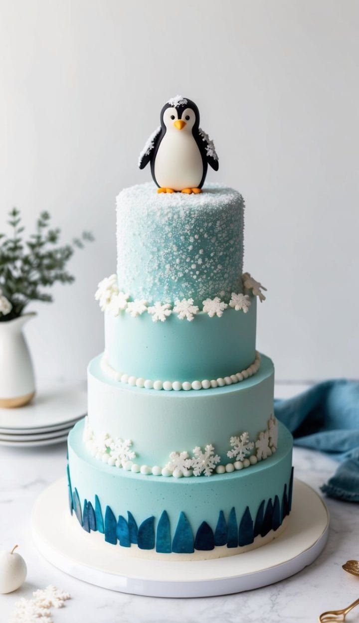 25 Penguin Cake Decorating Ideas Fun WinterThemed Treats You'll Love — free download