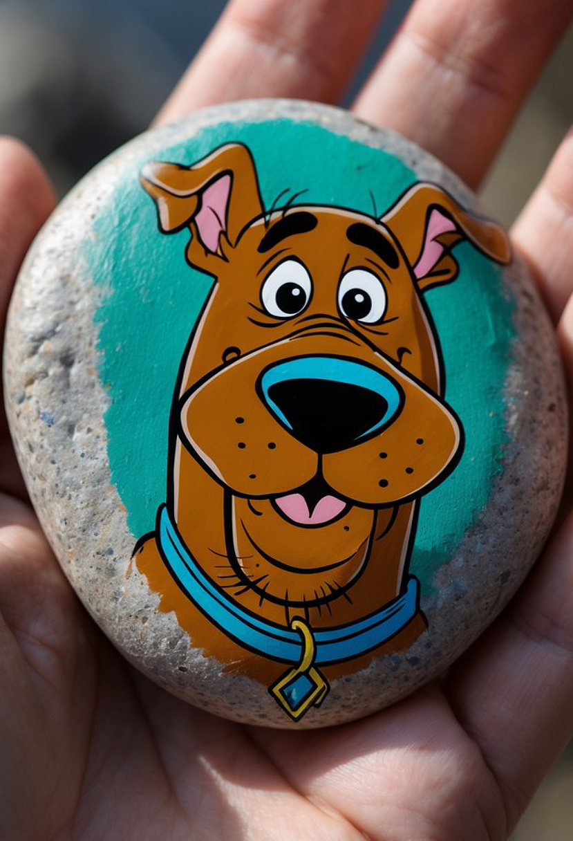 Rob Rocks Cartoon 30 Cartoon Painted Rocks Ideas Kids & Adults Will Love - The Melrose Family