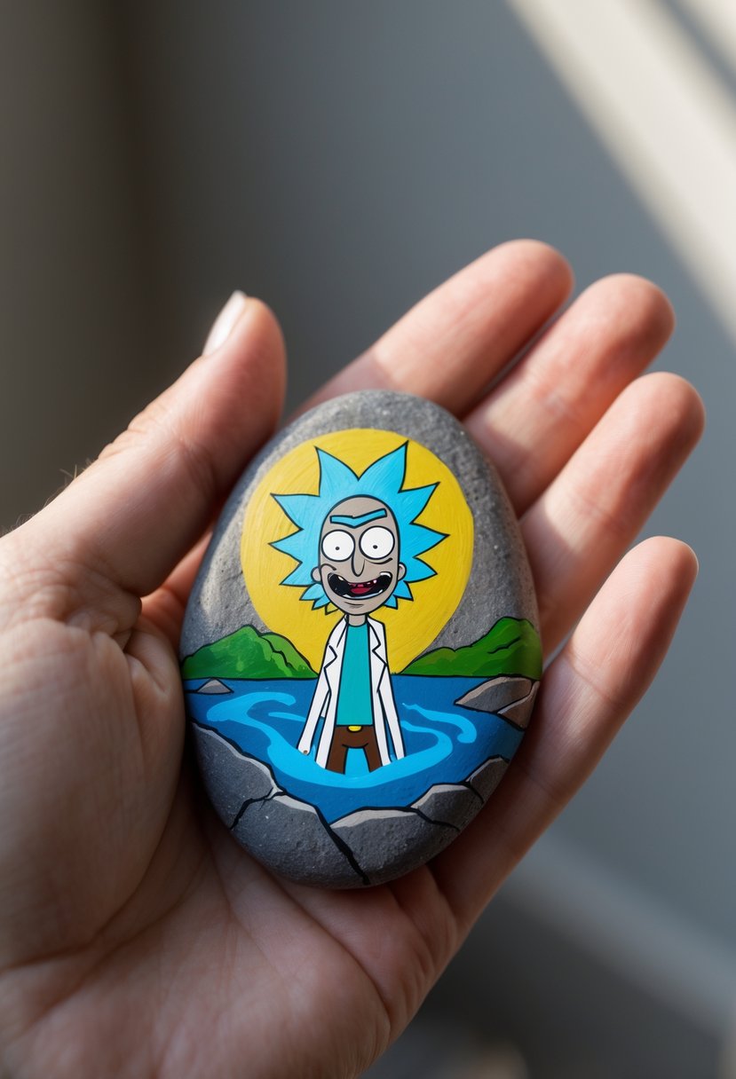 Rob Rocks Cartoon 30 Cartoon Painted Rocks Ideas Kids & Adults Will Love - The Melrose Family